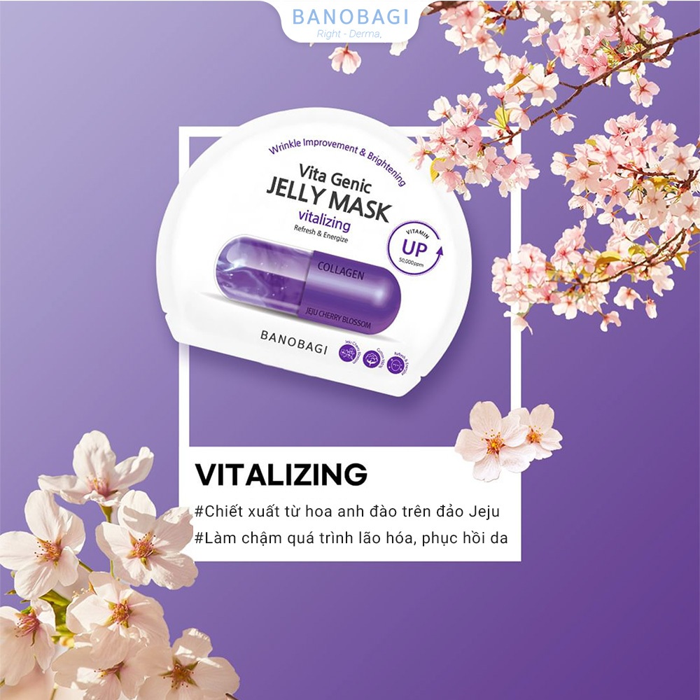 COMBO 10 Miếng Mặt Nạ BANOBAGI Thế Hệ Mới, Dưỡng Da Chuyên Sâu Dành Cho Mọi Loại Da 30ml