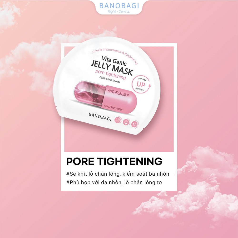 COMBO 10 Miếng Mặt Nạ BANOBAGI Thế Hệ Mới, Dưỡng Da Chuyên Sâu Dành Cho Mọi Loại Da 30ml