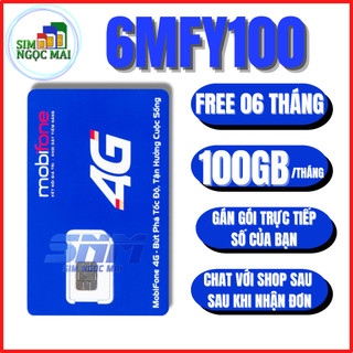Voucher Data 4G 100Gb Miễn Phí 12 Tháng Cho Sim Mobifone Đang Dùng
