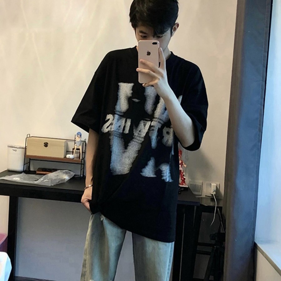 Áo Thun Loacl Brand ESTY NV - Đen Cotton Nam Nữ Unisex Tay Lỡ Oversize Local Brand_UTA398