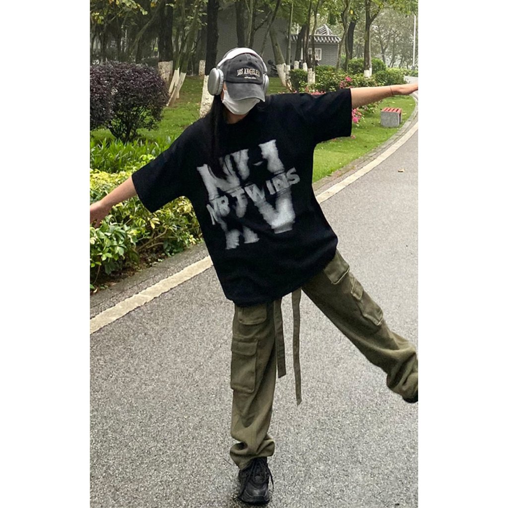 Áo Thun Loacl Brand ESTY NV - Đen Cotton Nam Nữ Unisex Tay Lỡ Oversize Local Brand_UTA398