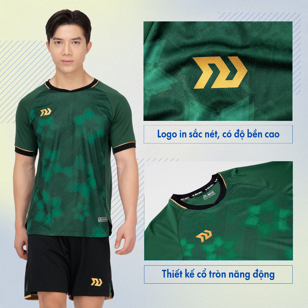 Bộ Quần Áo Bóng Đá BULBAL Zenith, Chất Vải Bul-Wave, Mềm Mại, Thoáng Mát