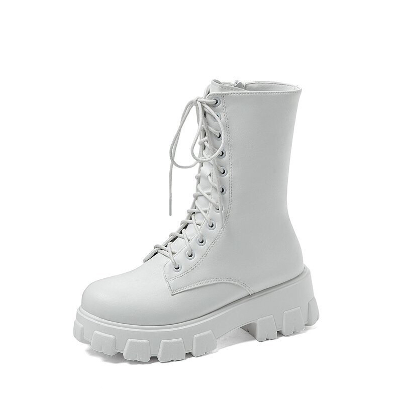 Giày combat đế cao nam nữ unisex