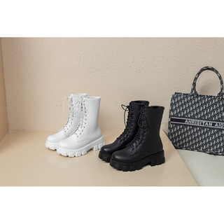 Giày combat đế cao nam nữ unisex