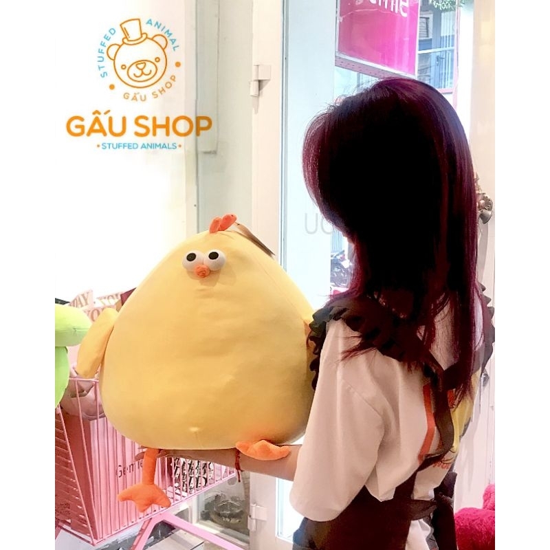Gấu bông ❤️ Gà bụng to ❤️ Gà bông bụng to tròn quay hàng nhập cao cấp bông mịn siêu dễ thương !! FREE GÓI QUÀ