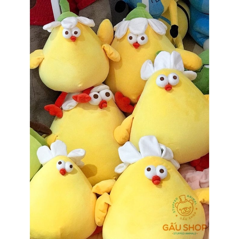 Gấu bông ❤️ Gà bụng to ❤️ Gà bông bụng to tròn quay hàng nhập cao cấp bông mịn siêu dễ thương !! FREE GÓI QUÀ