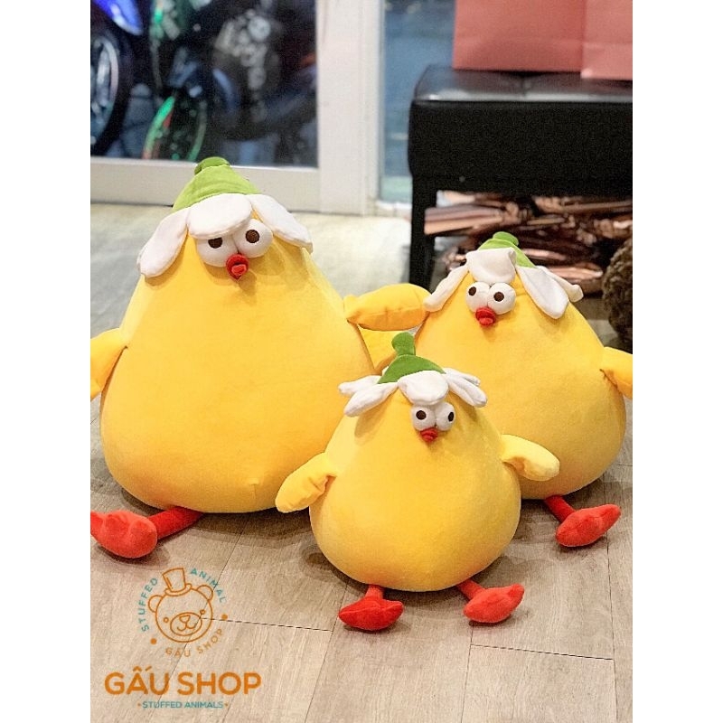 Gấu bông ❤️ Gà bụng to ❤️ Gà bông bụng to tròn quay hàng nhập cao cấp bông mịn siêu dễ thương !! FREE GÓI QUÀ