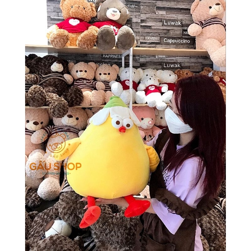 Gấu bông ❤️ Gà bụng to ❤️ Gà bông bụng to tròn quay hàng nhập cao cấp bông mịn siêu dễ thương !! FREE GÓI QUÀ