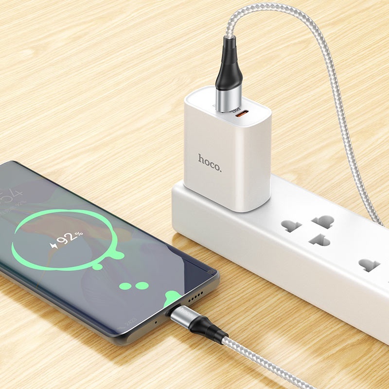 Hoco Chính Hãng - Dây cáp sạc nhanh X50 truyền dữ liệu 2.4A , 3A Type C / Micro USB  Dây Dù Dài 1M Siêu Bền - H2N SHOP..