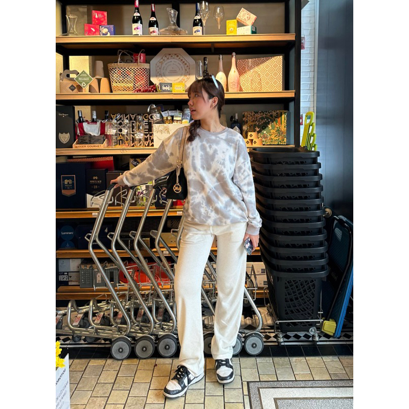 Quần ống suông thể thao basic thun da cá cao cấp Naomi Pants