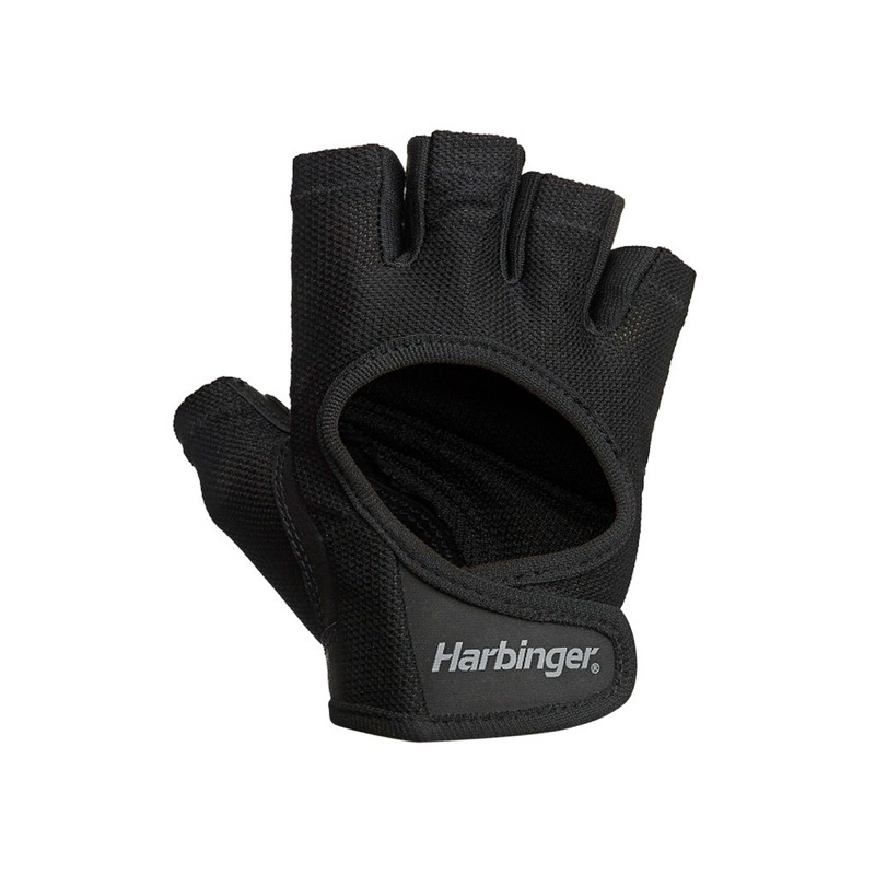 Găng tay nữ tập gym Harbinger size M lòng tay = da thật