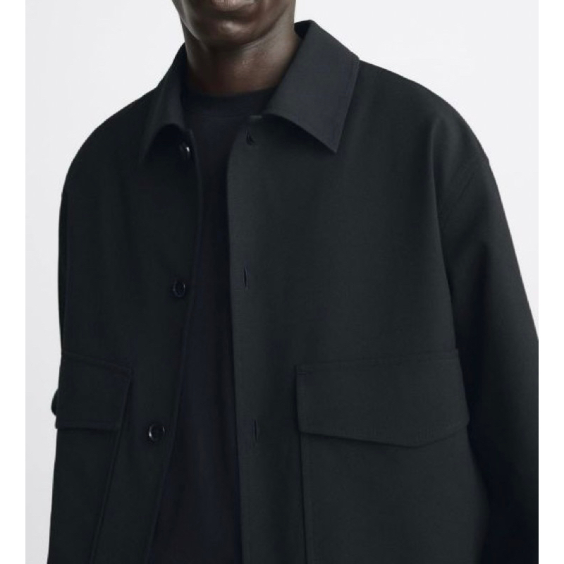 Áo khoác nam màu đen Zara authentic LIMITED EDITION size M