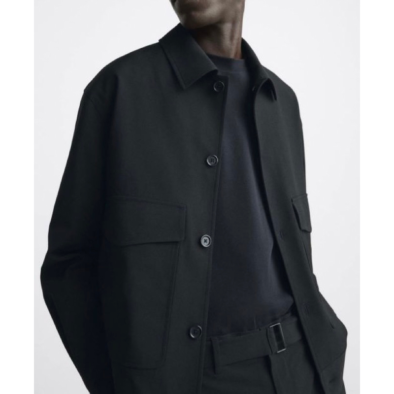 Áo khoác nam màu đen Zara authentic LIMITED EDITION size M