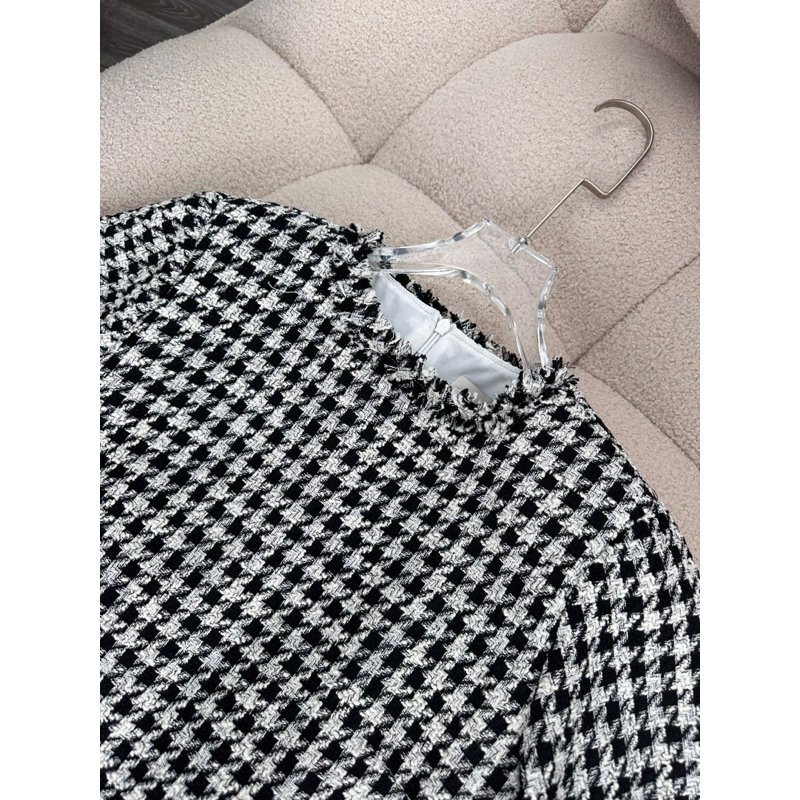 Đầm suôn tweed Mixxo