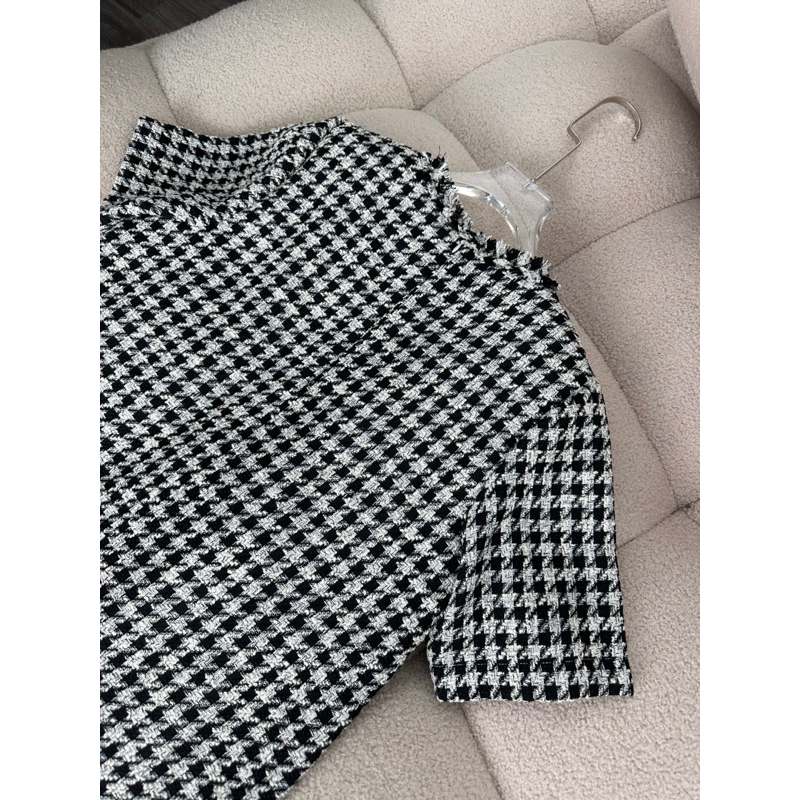 Đầm suôn tweed Mixxo