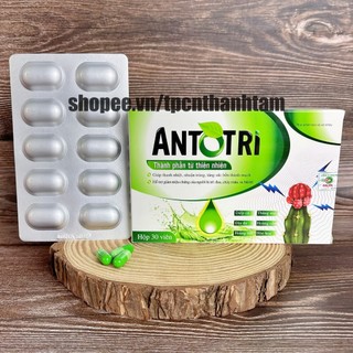 Diếp cá ANTOTRI bổ sung chất xơ, giảm trĩ, nhuận tràng, thanh nhiệt cơ thể, giảm các vấn đề tiêu hoá- Hộp 30 viên