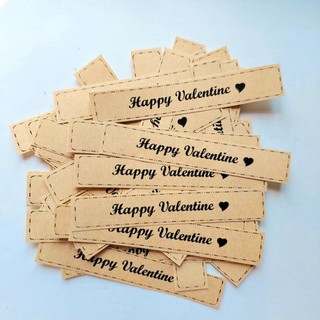 50 Nhãn Dán Sticker “HAPPY VALENTINE”