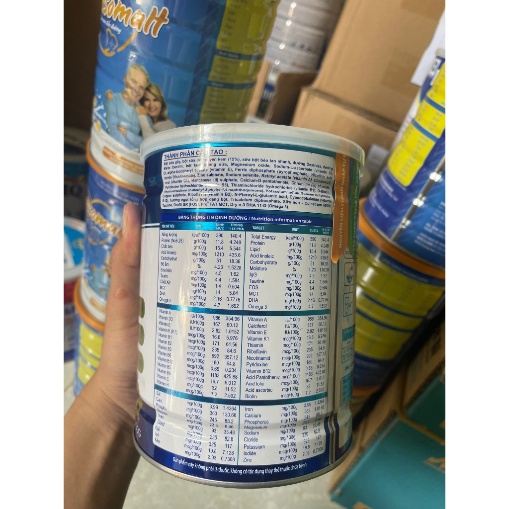 Sữa mát dành cho bé từ 6-36 tháng hộp 900g hạn 4/2024