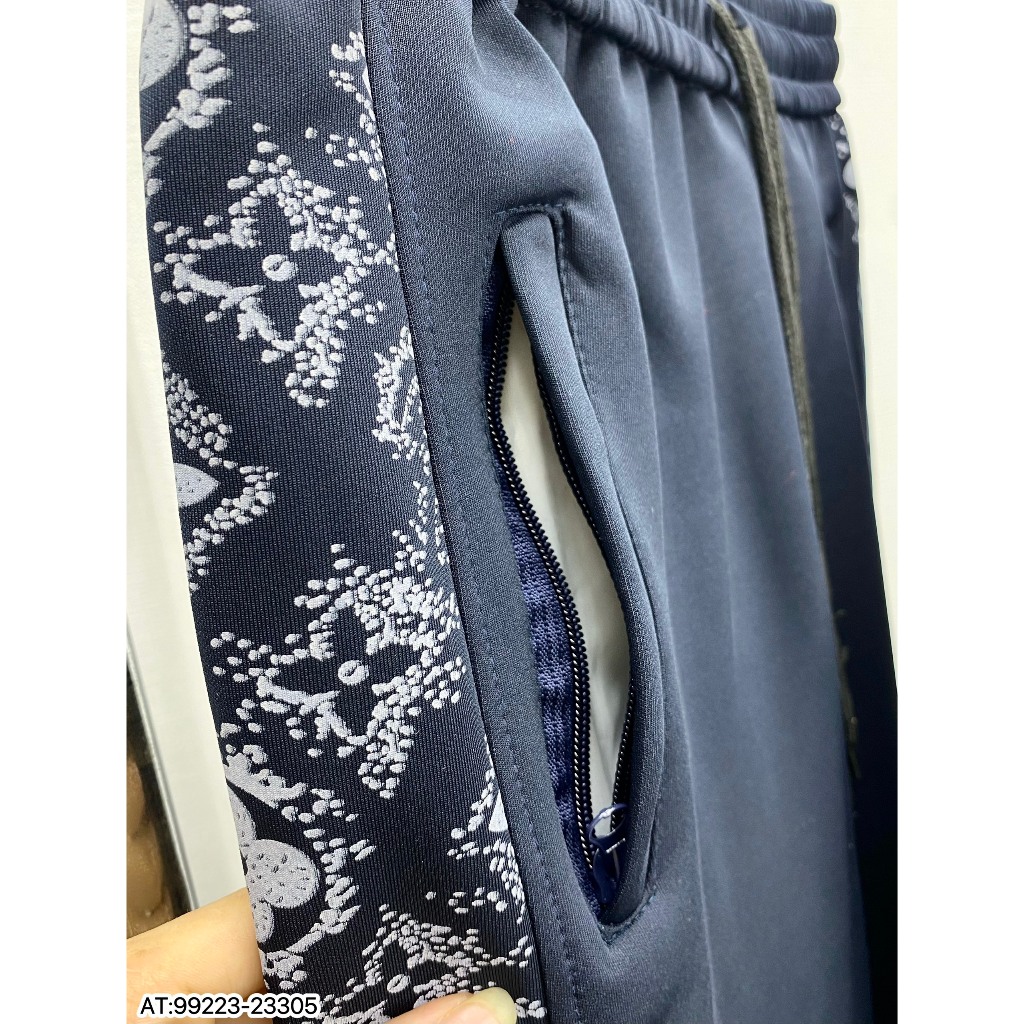 Bộ Khoác Nỉ LV nam thêu hoa văn họa tiết vân chìm new 2023