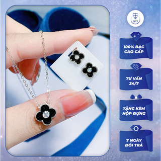 Set hoa basic bạc 925 kèm hộp đựng - Trang sức cao cấp HVJ