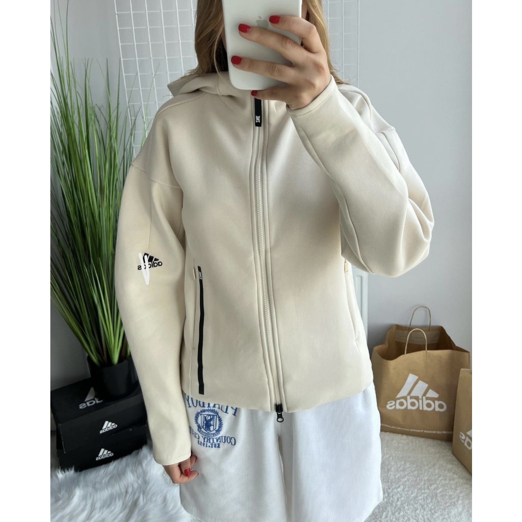 Áo khoác thể thao das Z.ne 2 chiều khóa kéo thoáng khí