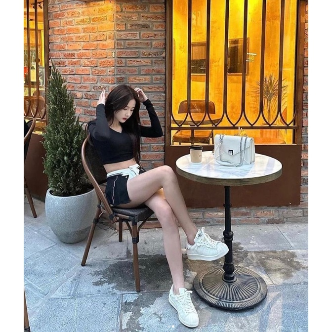 Giày_Adidas Superstar Kem Hồng, Giày thể thao _Adidas Sò Trắng bản Classic mới 2023 Full Box Bill