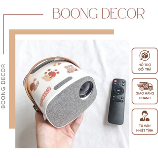Máy chiếu mini yg230 led hd lejiada độ phân giải 1080p kết nối không dây tiện lợi