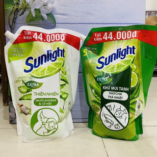 Túi nước rửa chén bát sunlight | túi 3.4kg/ 3,5kg - shop thái hà