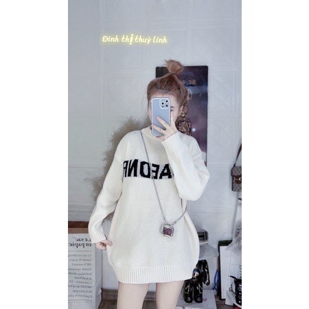 Len swt Jins.ander  Dáng Rộng Bigsize Nam Nữ Unisex cổ Tròn Dài Tay