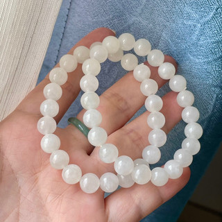 Vòng tay bạch ng.ọc bóng đẹp 8ly