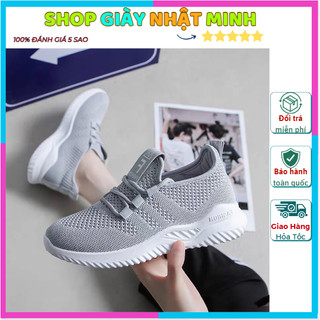 Giày thể thao nữ Chun mềm, giày đi bộ, tập gym nữ nhẹ êm