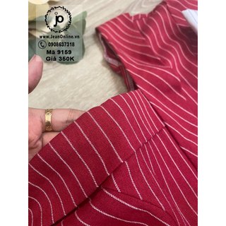 Bigsize Nữ - Đầm Phối Sơ Mi Lệch Vai (MS 9159)