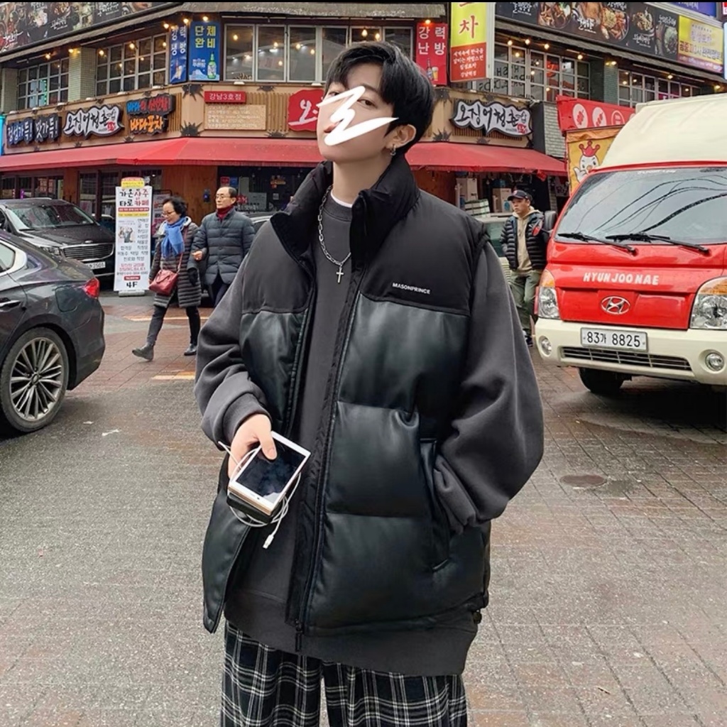 Áo phao lót bông tag msonarpinbe siêu ấm vào mùa dông