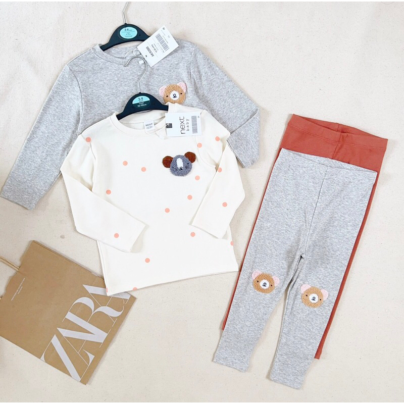 Sét 2 bộ bé gái H&M cao cấp