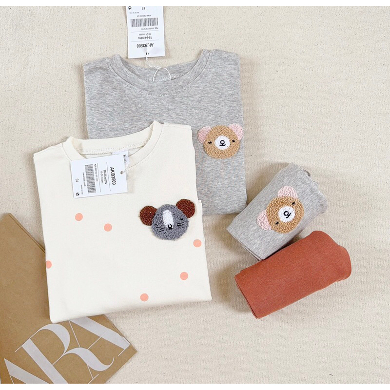 Sét 2 bộ bé gái H&M cao cấp