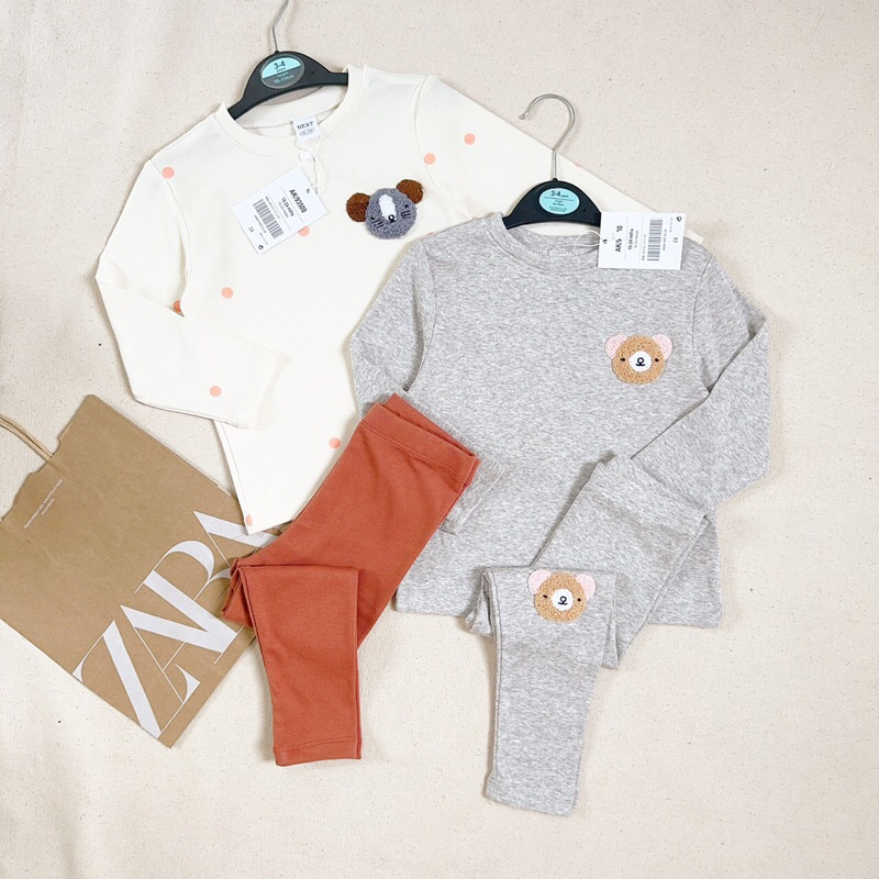 Sét 2 bộ bé gái H&M cao cấp