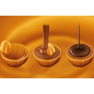 Kẹo caramen mềm phủ sôcôla nhân hạt dẻ toffifee 125g _Hàng chuẩn Đức
