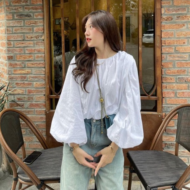 ÁO KIỂU CỔ TRÒN TAY BỒNG