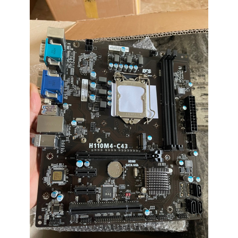 Mainboard - Bo mạch chủ ECS H110M4-C43 hàng tháo máy