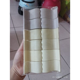 Sét 12 chiếc kẹp tóc càng cua 5 răng màu trà sữa, kẹp tóc càng cua bền đẹp