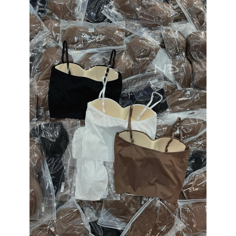 Áo Bra 2 Dây Đúc Su Đệm Ngực Siêu Hot