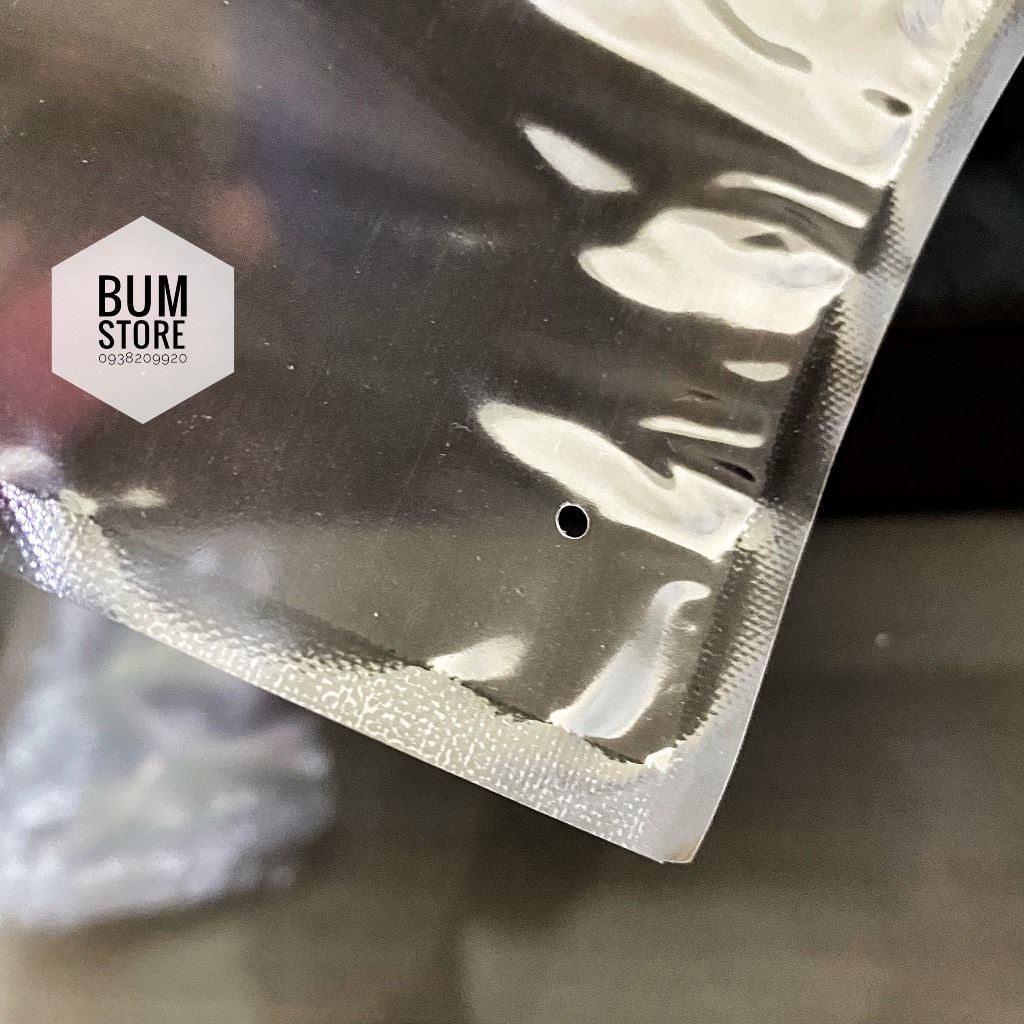 COMBO 50 Túi Zip Trong Suốt Bóng Loại Dày Kích Thước 13x24 cm Có Lỗ Treo Trưng Bày