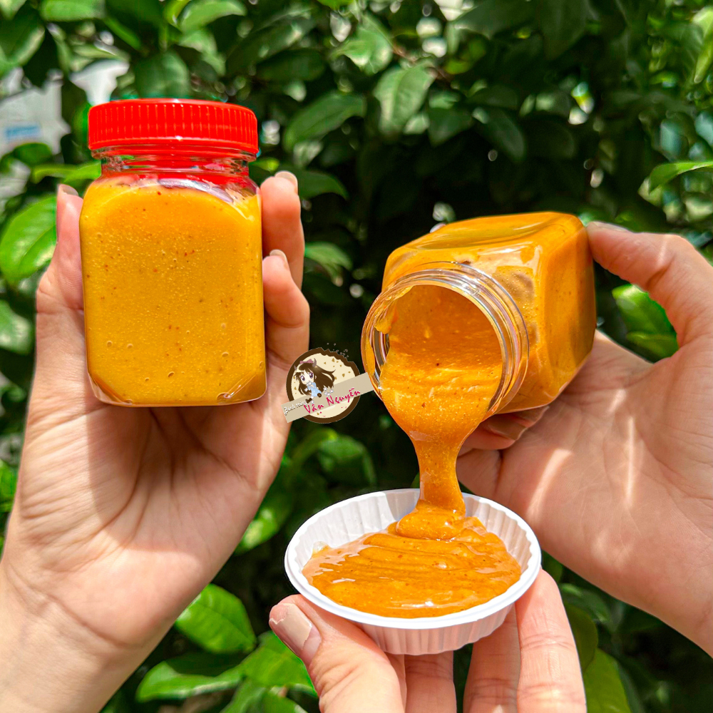 Sốt muối béo 120gr ăn kèm bánh tráng. Đồ ăn vặt Bánh Tráng Vân Nguyễn