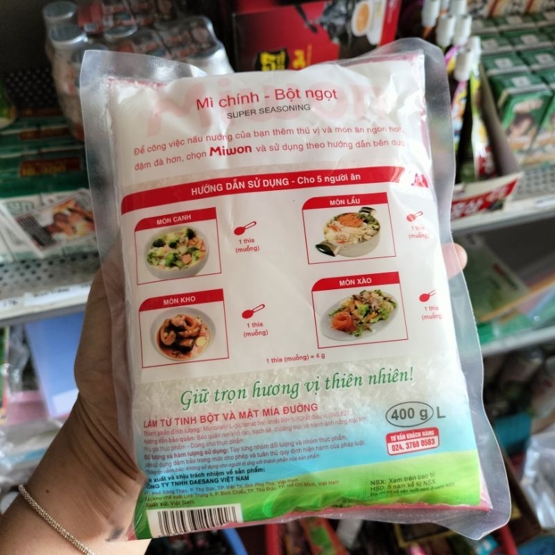 Mì chính Miwon 400g