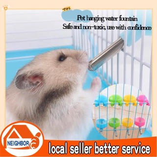  【Giao hàng hoả tốc Bình nước con Thỏ tiện lợi Bình nước gắn chuồng cho chó mèo Hamster Chuột Lang 400ML 