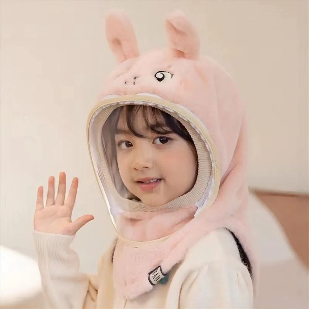 Mũ lông cừu kèm kính chẵn gió cho bé mẫu mới.