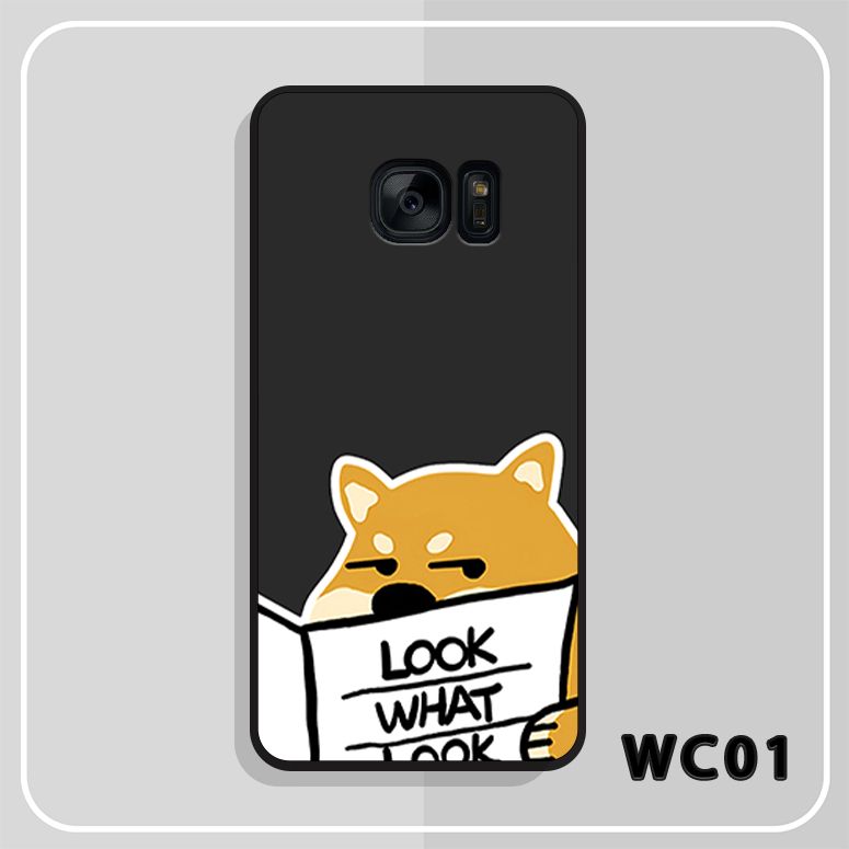 Ốp Lưng SamSung Note 5- S6- S6 Edge- S7- S7 Edge- Note Fe  HÌNH HOẠT HÌNH BỰA CHÓ MÈO ĐỘC LẠ