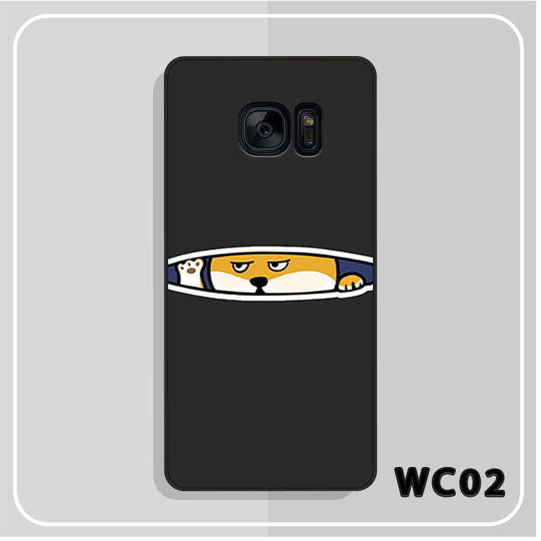 Ốp Lưng SamSung Note 5- S6- S6 Edge- S7- S7 Edge- Note Fe  HÌNH HOẠT HÌNH BỰA CHÓ MÈO ĐỘC LẠ