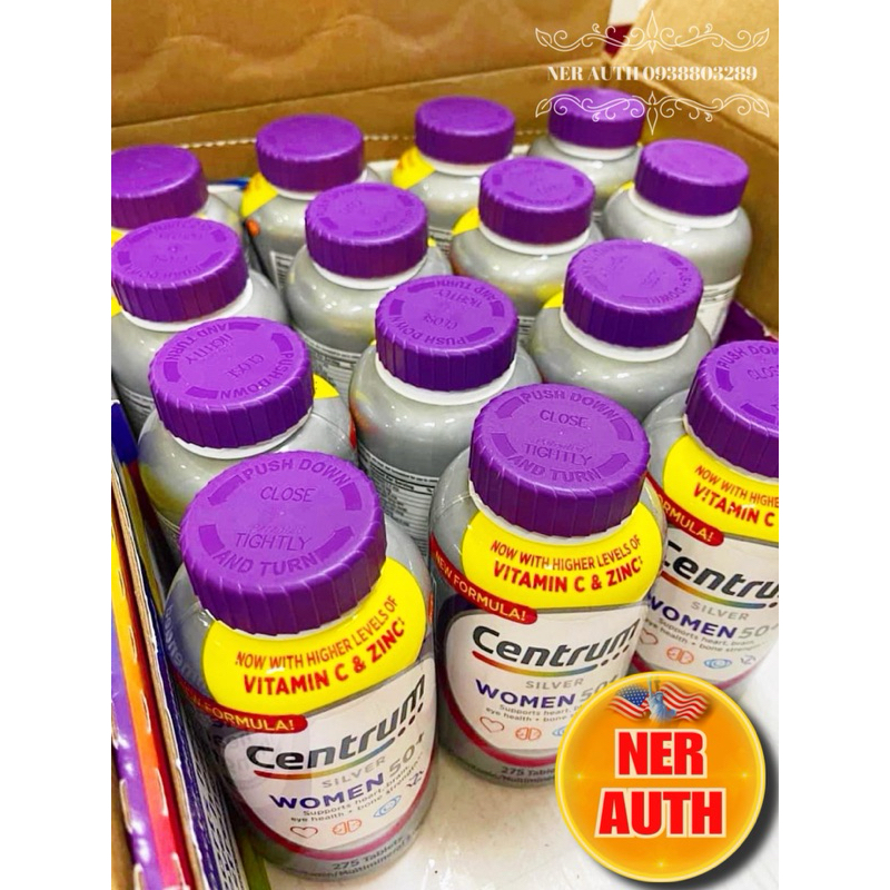 Centrum Women 50+ 275 viên cho phụ nữ trên 50t của Mỹ