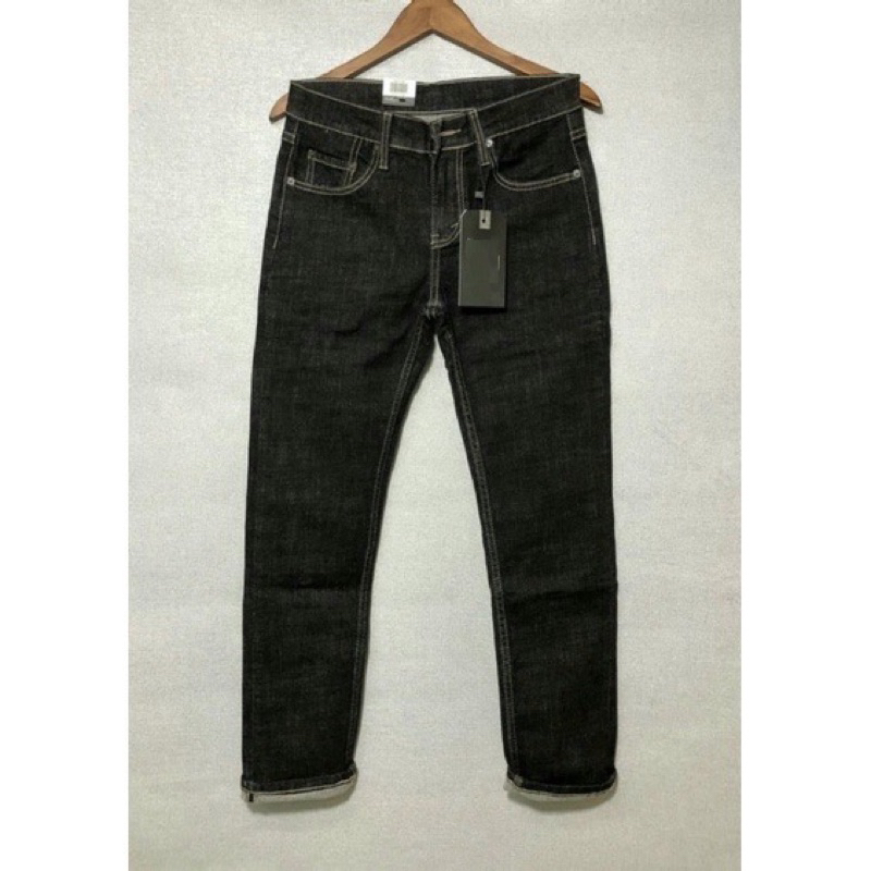 Quần jean nam dài ống đứng đen muối tiêu quần bò nam 511 co dãn slimfit